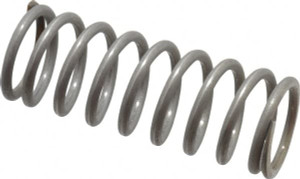 Value Collection 0.72" OD 2" Free Length Compression Spring 23.32 Lb Spring Rating, 0.08" Wire, 24.89 Lb Max Workload, 0.801" Solid Height, Stainless Steel 03308921 - 03308921