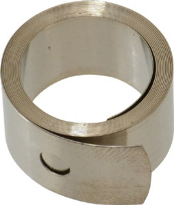 Gardner Spring 0.006" Thick x 22" Long, 1.12 Lb Capacity Constant Force Spring 0.37" Wide, 0.51" ID of Reflection, 0.92" Initial Extension, 0.131" End Hole Diam GCF-04-15 - 02018489