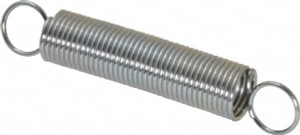 Gardner Spring 3/8" OD, 3.8 Lb Max Load, 4.79" Max Ext Len, 0.0348" Wire Diam Spring 1.24 Lb/In Rating E32C - 91663328