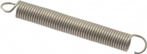 Gardner Spring 1/8" OD, 1.39 Lb Max Load, 1.91" Max Ext Len, 0.016" Wire Diam Spring 1.3 Lb/In Rating, 1" Free Length 37018GS - 91666586
