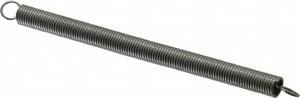 Gardner Spring 1/4" OD, 4.56 Lb Max Load, 6.73" Max Ext Len, 0.0317" Wire Diam Spring 1.28 Lb/In Rating V11C - 91664888