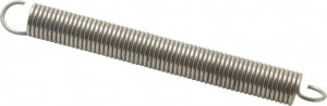 Gardner Spring 0.64" OD, 26.38 Lb Max Load, 10.17" Max Ext Len, 0.08" Wire Diam Spring 4.82 Lb/In Rating V21C-SS - 91665380
