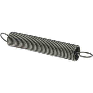 Made in USA 3/8" OD, 5.23 Lb Max Load, 6.62" Max Ext Len, 0.035" Wire Diam Spring 1.12 Lb/In Rating, 0.62 Lb Init Tension, 2-1/2" Free Length E-035-375-2500 - 06814404