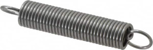 Made in USA 1/2" OD, 20.29 Lb Max Load, 5.02" Max Ext Len, 0.062" Wire Diam Spring 8.08 Lb/In Rating, 3.9 Lb Init Tension, 3" Free Length E-062-500-3000 - 06814685