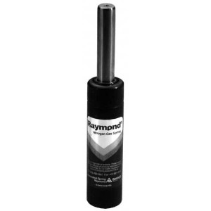 Associated Spring Raymond 19mm Diam, 38mm Max Stroke, Green Nitrogen Gas Spring Cylinder 78mm Body Length, 118mm OAL, 92 Lb Full Stroke Spring Force, 725 psi Initial Charge R19-038  GR - 00015404