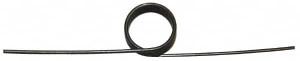 Gardner Spring 180° Deflection Angle, 1.082" OD, 1/8" Wire Diam, 9 Coils, Torsion Spring 0.666" Max Tool Size, 32 In/Lb Torque at Leg Length 666180125SL - 00043927