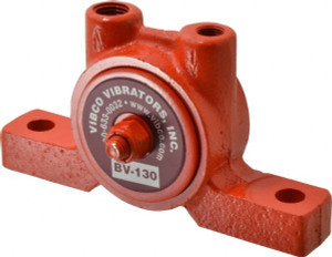 Vibco Vibrators 80 Lb. Force, 7-1/2 Cubic Feet per Minute, 19,000 RPM, 76 Decibel, Pneumatic Vibrator 4-7/8" Long x 1-15/16" Wide x 2-3/4" High, 1/8 Port Inlet, 1/4 Port Outlet BV-130CI - 36674935