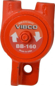 Vibco Vibrators 140 Lb. Force, 8 Cubic Feet per Minute, 15,000 RPM, 76 Decibel, Pneumatic Vibrator 4-1/8" Long x 2" Wide x 2-9/16" High, 1/4 Port Inlet, 1/4 Port Outlet BB-160CI - 36674919