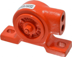 Vibco Vibrators 260 Lb. Force, 11 Cubic Feet per Minute, 16,000 RPM, 73 Decibel, Pneumatic Vibrator 5-1/16" Long x 1-5/16" Wide x 3" High, 1/4 Port Inlet, 1/4 Port Outlet V-19CI - 36675015
