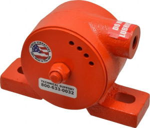 Vibco Vibrators ,500 Lb. Force, 10-1/2 Cubic Feet per Minute, 7,200 RPM, 70 Decibel, Pneumatic Vibrator 5-3/8" Long x 1-1/2" Wide x 3-1/2" High, 1/4 Port Inlet VS-250CI - 36674851