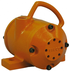 Vibco Vibrators 5,000 Lb. Force, 40 Cubic Feet per Minute, 6,000 RPM, 75 Decibel, Pneumatic Vibrator 10-1/16" Long x 8-1/2" Wide x 9" High, 1 Port Inlet, 1 Port Outlet CCF-5000 - 36674752