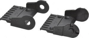 igus 2.87 Inch Outside Width x 1.38 Inch Outside Height, Cable and Hose Carrier Plastic Open Mounting Bracket Set 4.92 Inch Bend Radius, 2.24 Inch Inside Width x 0.98 Inch Inside Height 205012PZB - 04234779