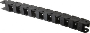 igus 1 Ft. Long, Igumid G, Snap Open Cable and Hose Carrier 0.98 Inch Inside Width x 0.67 Inch Inside Height, 1.42 Inch Outside Width x 0.94 Inch Outside Height, 1-1/2 Inch Bend Radius 15-2-038-0 1 - 04234878