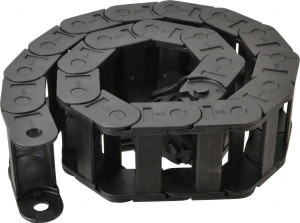 igus 3 Ft. Long, Igumid G, Fixed Open Cable and Hose Carrier 2.24 Inch Inside Width x 0.98 Inch Inside Height, 2.87 Inch Outside Width x 1.38 Inch Outside Height, 2.16 Inch Bend Radius 200-05-055 3 - 04234621