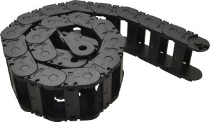 igus 3 Ft. Long, Igumid G, Snap Open Cable and Hose Carrier 2.24 Inch Inside Width x 0.98 Inch Inside Height, 2.87 Inch Outside Width x 1.38 Inch Outside Height, 2.16 Inch Bend Radius 250-05-055 3 - 04235008