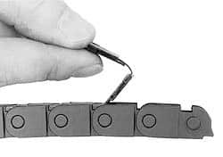 igus 6 Ft. Long, Igumid G, Snap Open Cable and Hose Carrier 1.18 Inch Inside Width x 0.41 Inch Inside Height, 1.46 Inch Outside Width x 0.59 Inch Outside Height, 1.1 Inch Bend Radius 07-30-028-0 6 - 04235818