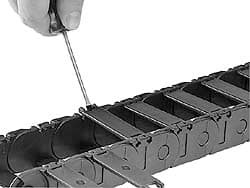 igus 6 Ft. Long, Igumid G, Fixed Open Cable and Hose Carrier 3.03 Inch Inside Width x 0.98 Inch Inside Height, 3.66 Inch Outside Width x 1.38 Inch Outside Height, 2.16 Inch Bend Radius 200-07-055 6 - 04234712