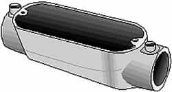 Hubbell Killark Form 85, C Body, 1-1/2" Trade, IMC, Rigid Aluminum Conduit Body Oval, 9-1/4" OAL, 36 cc Capacity, Hazardous & Wet Locations OC-5 - 54122890