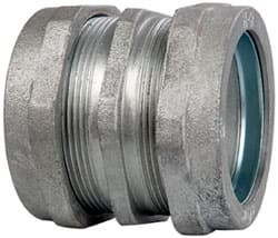 Crouse-Hinds 2" Trade Rigid/Intermediate (IMC) Conduit Coupling Malleable Iron, Noninsulated, Compression Connection CPR26 - 04504866
