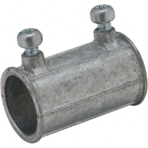 Hubbell RACO 3/4" Trade EMT Conduit Coupling Die Cast Zinc, Noninsulated, Set Screw Connection 2623 - 95918959