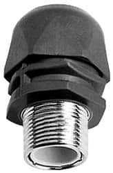 Murrplastik 3/8" Trade Liquidtight Conduit Connector Nylon, Noninsulated, Straight Connector, Compression Connection 83512050 - 82921040