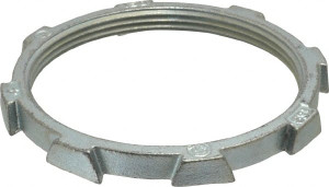 Thomas & Betts 4" Trade Rigid/Intermediate (IMC) Conduit Locknut Malleable Iron, Noninsulated, Threaded Connection 150 - 54061395