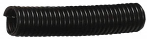 Made in USA 1/2" Trade Size, 100 ft. Long, Flexible Split Loom Conduit Polyethylene, 13.15mm ID, Black AL-SLPE-500-0C - 01578467