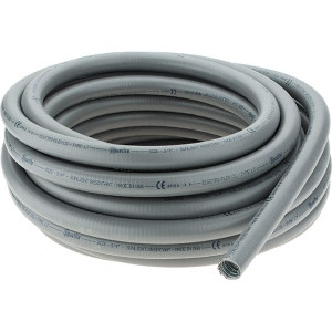 Made in USA 3/4" Trade Size, 50 ft. Long, Flexible Liquidtight Conduit Steel 12116 - 54020474