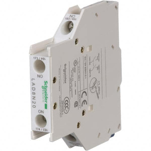 Schneider Electric Contactor Auxiliary Contact Block For Use with TeSys D LAD8N20 - 57655003