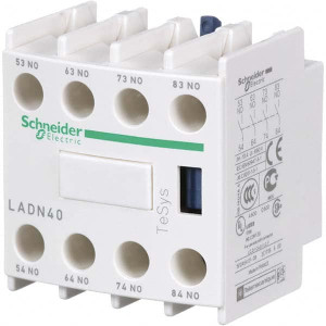 Schneider Electric Contactor Auxiliary Contact Block For Use with CR1F, TeSys D and TeSys F LADN40 - 69527570