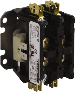 Square D 2 Pole, 40 Amp Inductive Load, 24 Coil VAC at 50/60 Hz, Definite Purpose Contactor Phase 1 Hp: 2 at 115 VAC, 5 at 230 VAC, 50 Amp Resistive Rating, CE, CSA, UL Listed 8910DP42V14 - 69796654