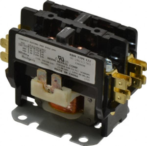 White-Rodgers Definite Purpose Contactors, Number of Poles: 2, Resistive Load Rating (A): 40A@277VAC, 40A@480VAC, 40A@600VAC, Coil Voltage: 208/240 VAC, Full Load Amperage: 30A@277VAC, 30A@480VAC, 30A@600VAC 90 246S1 - 07428030
