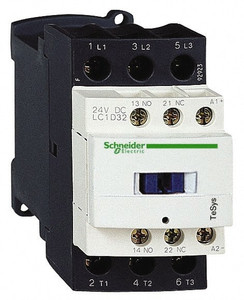 Schneider Electric 3 Pole, 120 Coil VAC at 50/60 Hz, 32 Amp at 440 VAC and 50 Amp at 440 VAC, Nonreversible IEC Contactor 1 Phase hp: 2 at 115VAC, 5 at 230/240 VAC, 3 Phase hp: 10 at 230/240 VAC, 20 at 460/480 VAC LC1D326G7 - 69663441