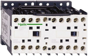 Schneider Electric 3 Pole, 24 Coil VAC at 50/60 Hz, 16 Amp at 690 VAC, 20 Amp at 440 VAC and 9 Amp at 440 VAC, Reversible IEC Contactor BS 5424, CSA, IEC 60947, NF C 63-110, RoHS Compliant, UL Listed, VDE 0660 LC2K0901B7 - 51274421