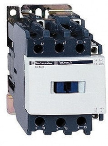 Schneider Electric 3 Pole, 480 Coil VAC at 60 Hz, 40 Amp at 440 VAC and 60 Amp at 440 VAC, Nonreversible IEC Contactor 1 Phase hp: 3 at 115VAC, 5 at 230/240 VAC, 3 Phase hp: 10 at 200/208 VAC, 10 at 230/240 VAC, 30 at 460/480 VAC LC1D40T6 - 69530533
