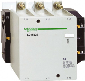 Schneider Electric 3 Pole, 330 Amp at 440 VAC and 400 Amp at 440 VAC, Nonreversible IEC Contactor Bureau Veritas, CCC, CSA, DNV, EN/IEC 60947-1, EN/IEC 60947-4-1, GL, JEM 1038, LROS, RINA, RMRoS, RoHS Compliant, UL Listed LC1F330 - 69526374