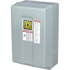Square D 1 NEMA Rated, 8 Pole, Electrically Held Lighting Contactor 20 A (Tungsten), 30 A (Fluorescent), 110 VAC at 50 Hz, 120 VAC at 60 Hz, 8NO Contact Configuration 8903LG80V02 - 69524882