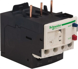Schneider Electric 3 Pole, NEMA Size 00-1, 5.5 to 8 Amp, 690 VAC, Thermal NEMA Overload Relay Trip Class 20, For Use with LC1D09, LC1D12, LC1D18, LC1D25, LC1D32 and LC1D38 LR3D12L - 69527141
