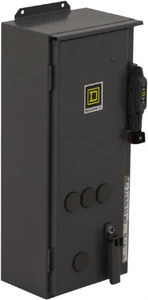 Square D 3 Pole, 600 VAC, 18 Continuous Amp, 5 hp, Enclosed NEMA Combination Starter NEMA 12, RoHS Compliant, 30 Amp Short Circuit Protection 8538SBA23V02S - 69649911