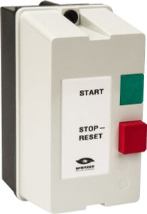 Springer Controls 32 Amp, 240 Coil VAC, 60 Hz, Nonreversible Enclosed IEC Motor Starter Pushbutton Start Stop, 3 Phase Hp: 10 at 230 Volt, 20 at 460 Volt, 25 at 575 Volt JC3206P1B-S - 54095245