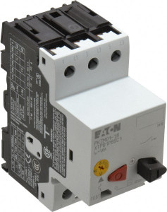 Eaton Cutler-Hammer 1.6 Amp, IEC, Open Pushbutton Manual Motor Starter 45mm Wide x 85mm Deep x 3.6667" High, 3/4 hp at 480/600 V, CE Approved, CSA Certified, DIN VDE, EN/IEC, UL 508 Type E Compliant & UL Listed XTPB1P6BC1 - 08805699