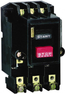 Square D 3 Poles, 27 Amp, M-1 NEMA, Open Pushbutton Manual Motor Starter 10 hp at 380 to 575 VAC & 7-1/2 hp at 200 to 230 VAC, CSA & UL Listed 2510MCO3 - 69524734