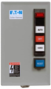Eaton Cutler-Hammer 240 Coil VAC, 18 Amp, Nonreversible Enclosed Enclosure NEMA Motor Starter 3 hp at 1 Phase, 1 Enclosure Rating ECN0501BAA - 04457115