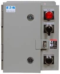 Eaton Cutler-Hammer 208 Coil VAC, 27 Amp, NEMA Size 1, Nonreversible Enclosed Enclosure NEMA Motor Starter 7-1/2 hp at 1 Phase, 12 Enclosure Rating ECN0518EAA - 04579181