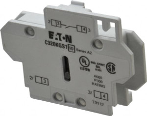 Eaton Cutler-Hammer Starter Auxiliary Contact For Use with 10-60A Contactors C320KGS1 - 02354017