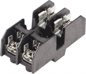 Square D 2 Pole, 600 Volt, 30 Amp, Surface Mount Fuse Holder Compatible with CC Class Fuse 9080FB2611CC - 69532570