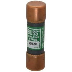 Bussmann 125 VDC, 250 VAC, 10 Amp, Fast-Acting General Purpose Fuse Fuse Holder Mount, 50.8mm OAL, 50 at AC/DC kA Rating, 9/16" Diam NON-10 - 74701087