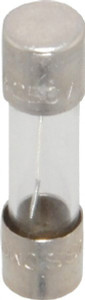 Bussmann 250 VAC, 32 VDC, 0.8 Amp, Time Delay Miniature Glass Fuse 20mm OAL, 10 at 125 V kA Rating, 5mm Diam GMC-800-R - 74690645