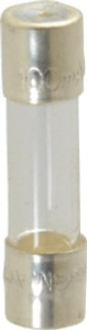 Bussmann 250 VAC, 32 VDC, 0.1 Amp, Fast-Acting Miniature Glass Fuse 20mm OAL, 10 at 125 V kA Rating, 5mm Diam GMA-100-R - 71917751
