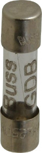 Bussmann 250 VAC, 32 VDC, 0.25 Amp, Fast-Acting Miniature Glass Fuse 20mm OAL, 5mm Diam GDB-250MA - 74973850